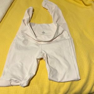 ALO size S white or very light cream color leggings.